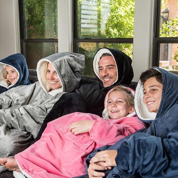 Winter Oversized Warming Blanket Hoodie