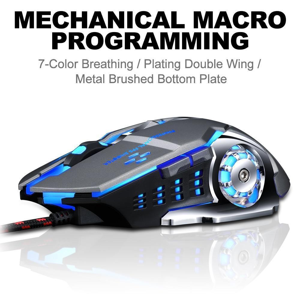 LED Gaming Headset and Mouse (with Mouse Pad)
