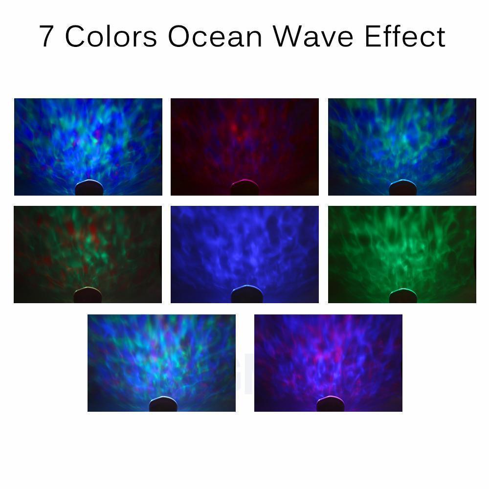 Ocean Wave Night Projector Lamp & Music Player