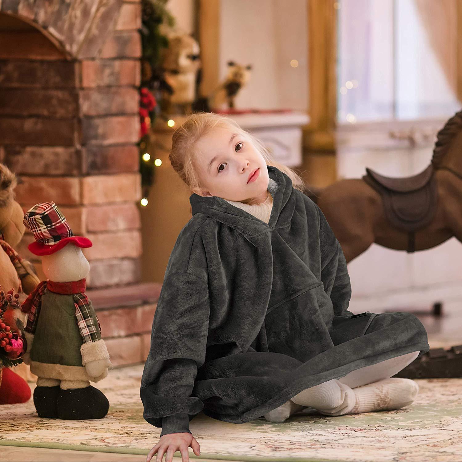 Winter Oversized Warming Blanket Hoodie
