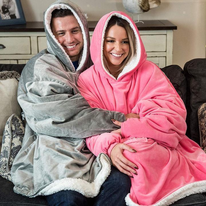 Winter Oversized Warming Blanket Hoodie