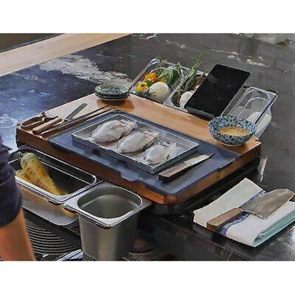 Multifunction Cutting Board with Shelf