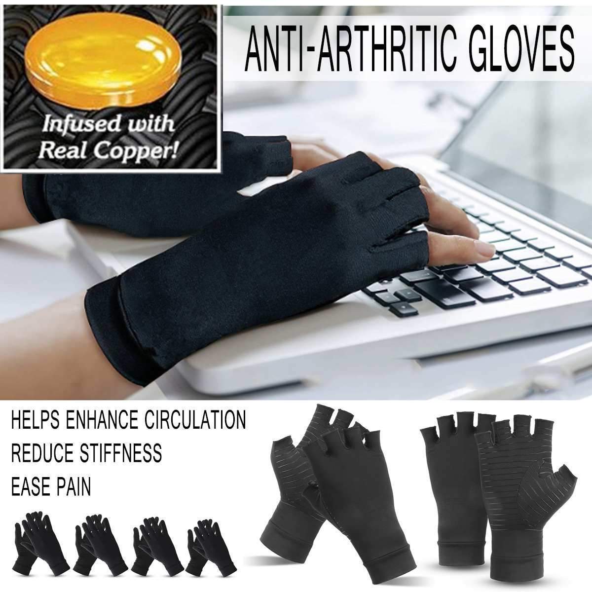 Copper Arthritis Compression Gloves