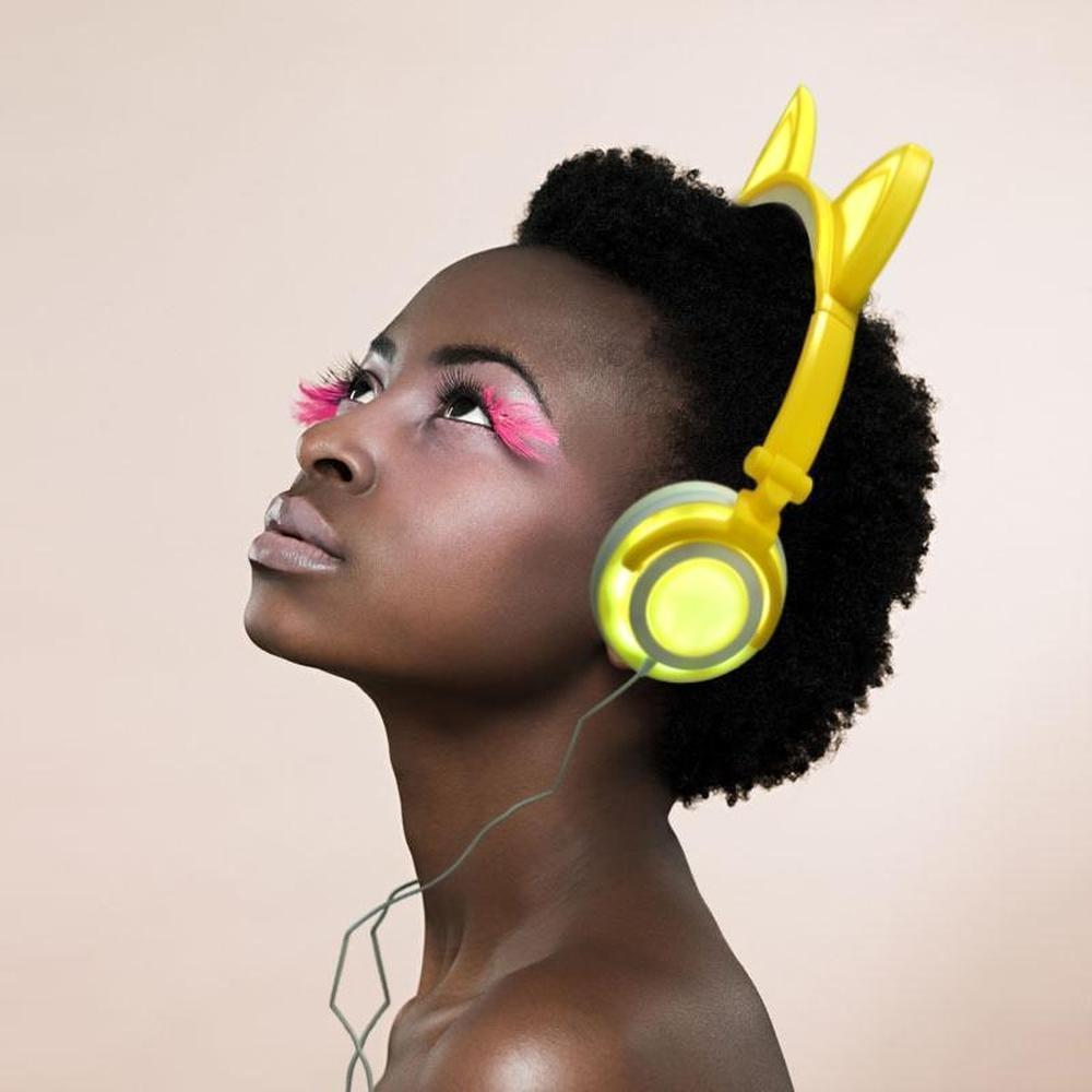 Glowing Cat Ear Headphones
