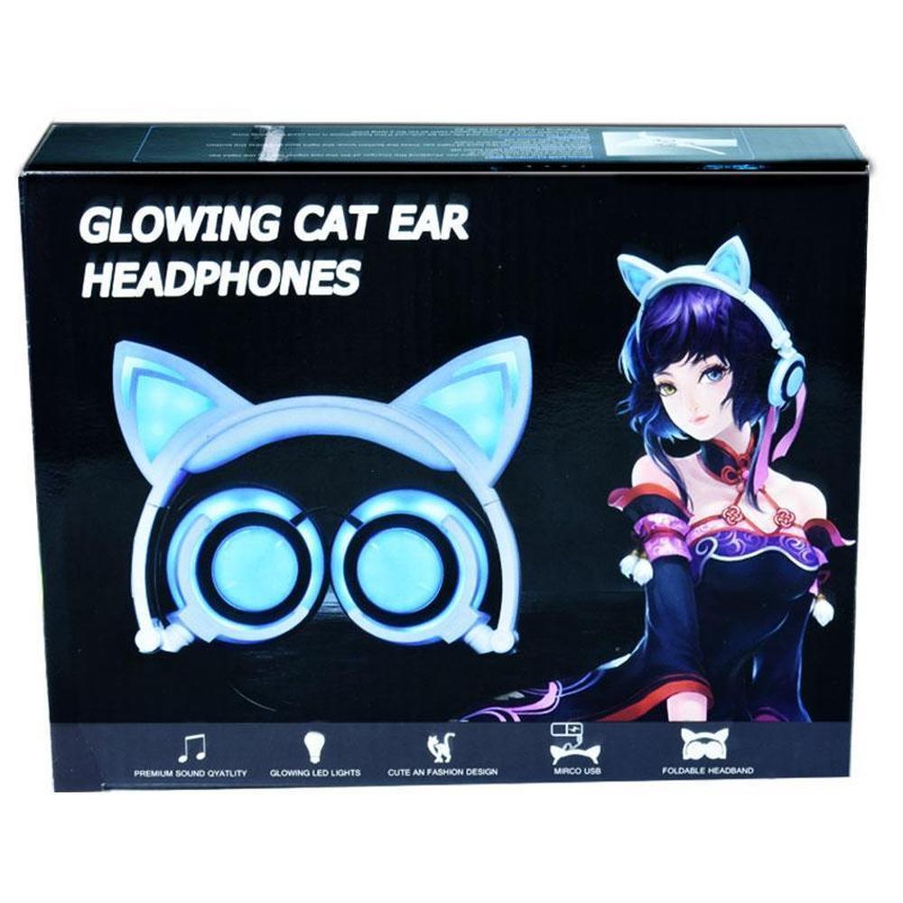 Glowing Cat Ear Headphones