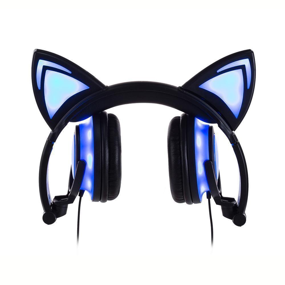 Glowing Cat Ear Headphones