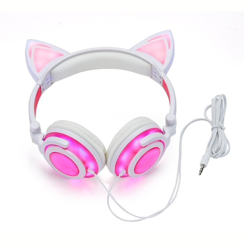 Glowing Cat Ear Headphones