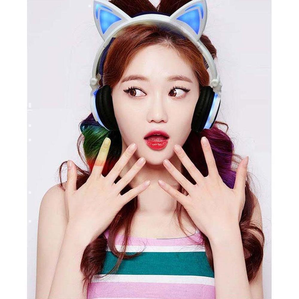 Glowing Cat Ear Headphones