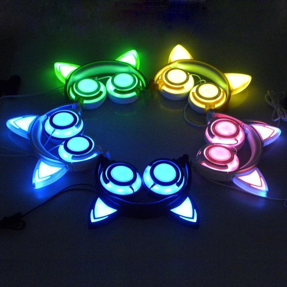 Glowing Cat Ear Headphones