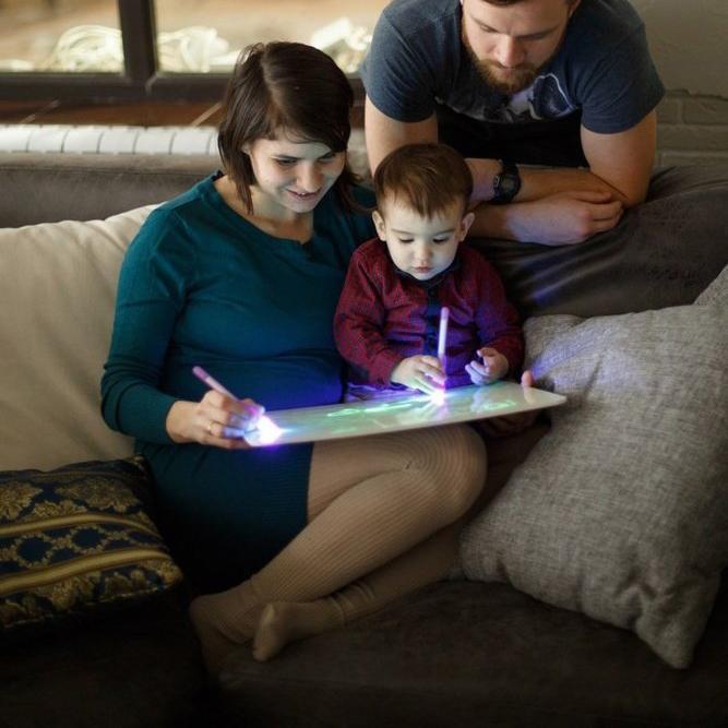 LED Light Drawing Board for Kids