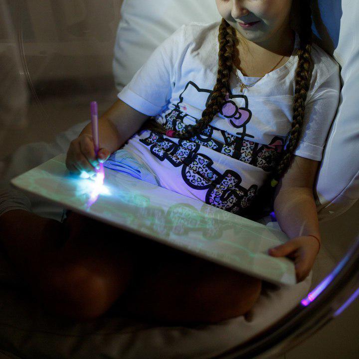 LED Light Drawing Board for Kids