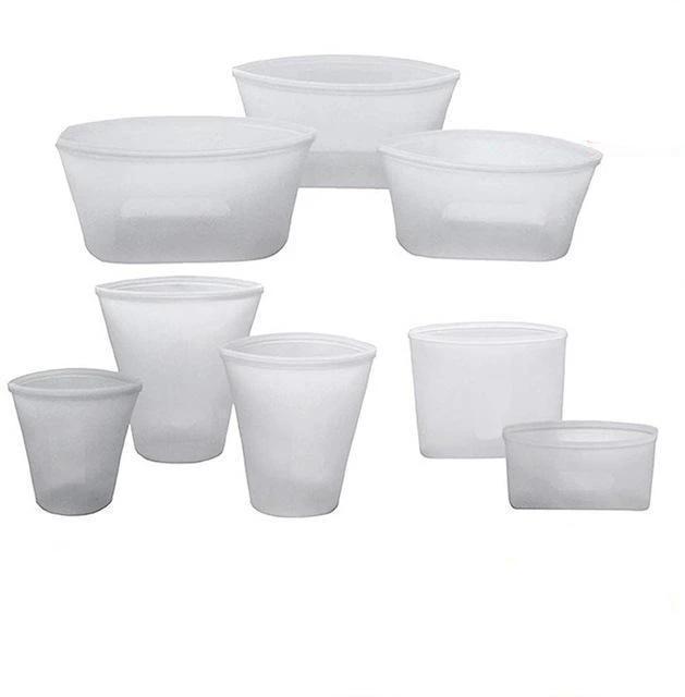 Stand Up Silicone Food Storage - Leakproof Containers