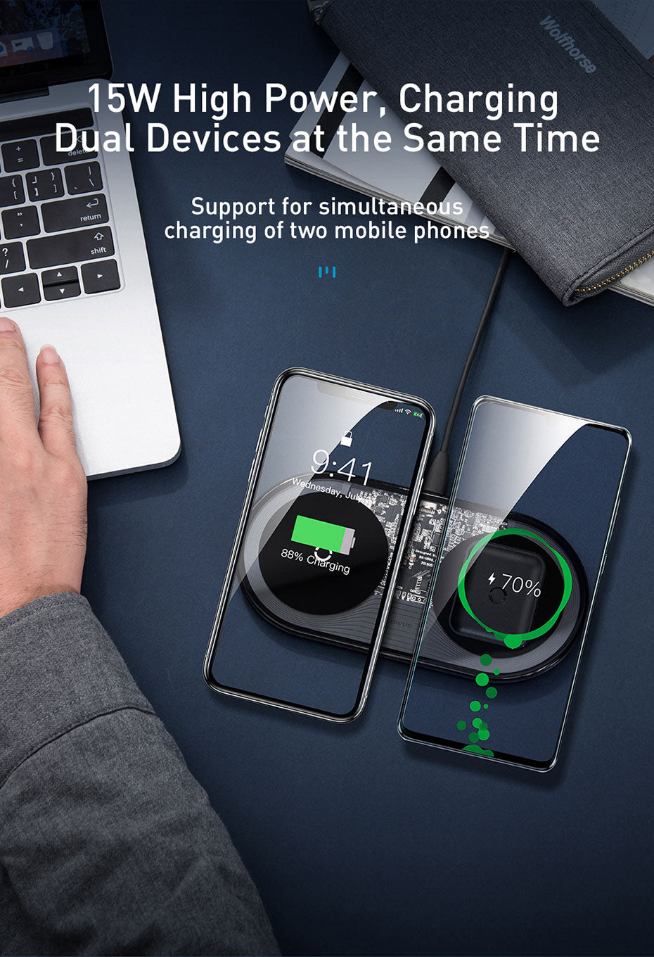 Kictro™ Dual Wireless Charger