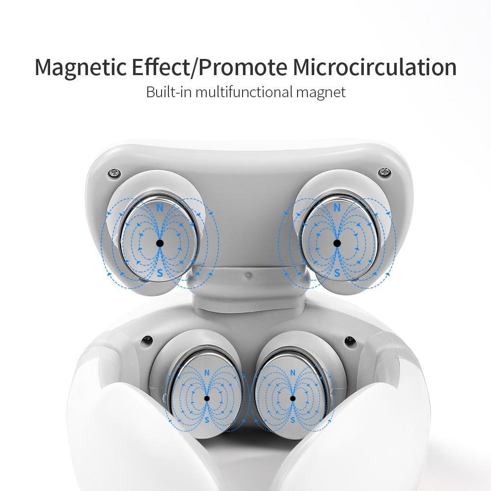 4D Smart Neck Massager With Remote Control