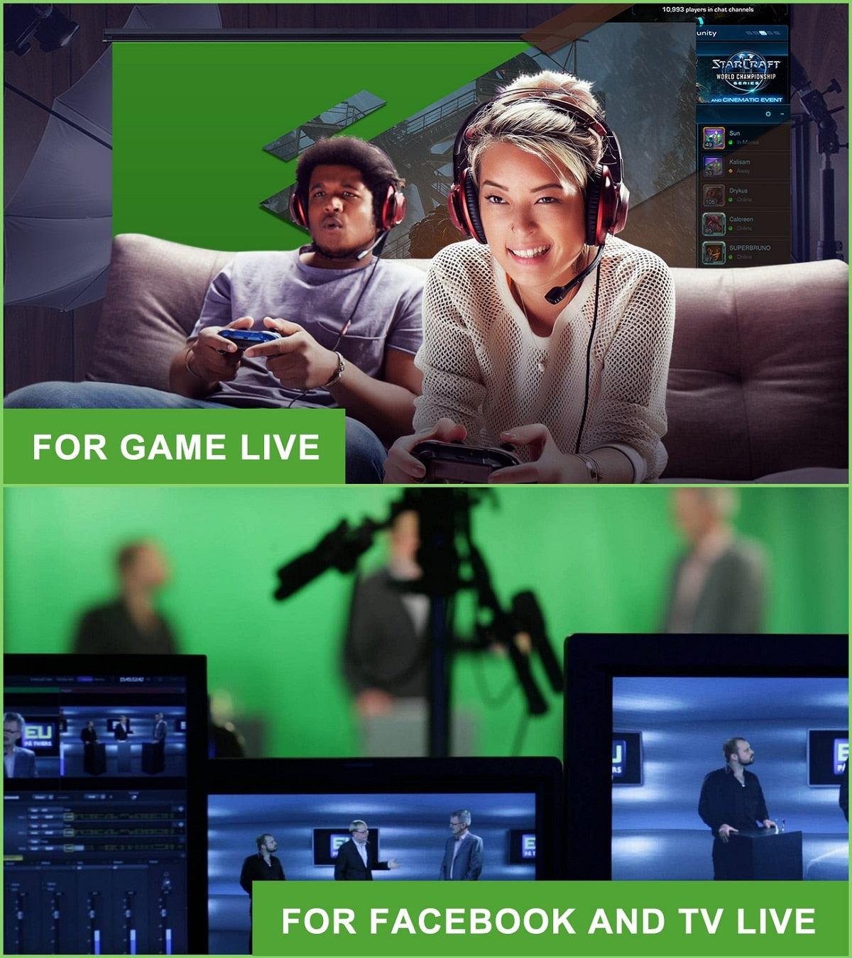 Clixopro™ Green Screen