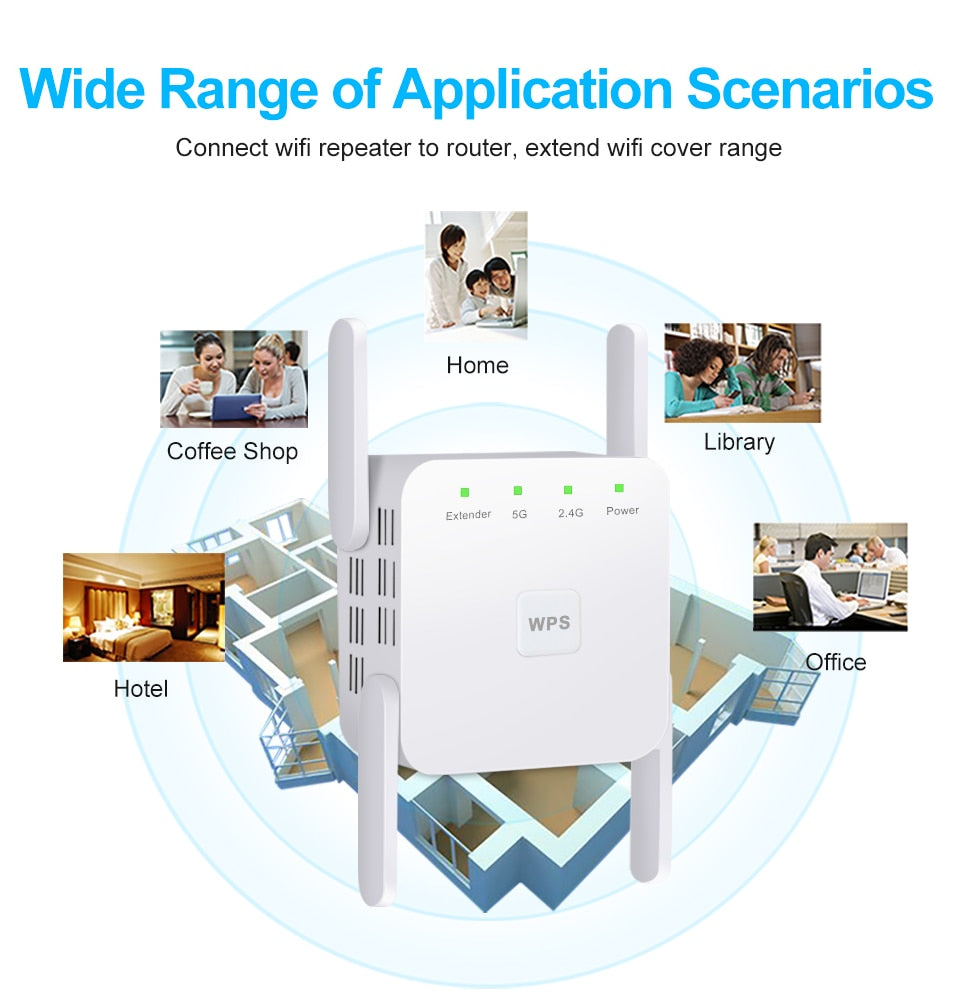 Bostech™ Portable Premium Wi-Fi Range Extenders