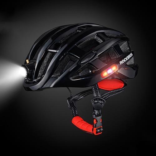 Smart Bike Helmet with LED Light 5 Colors